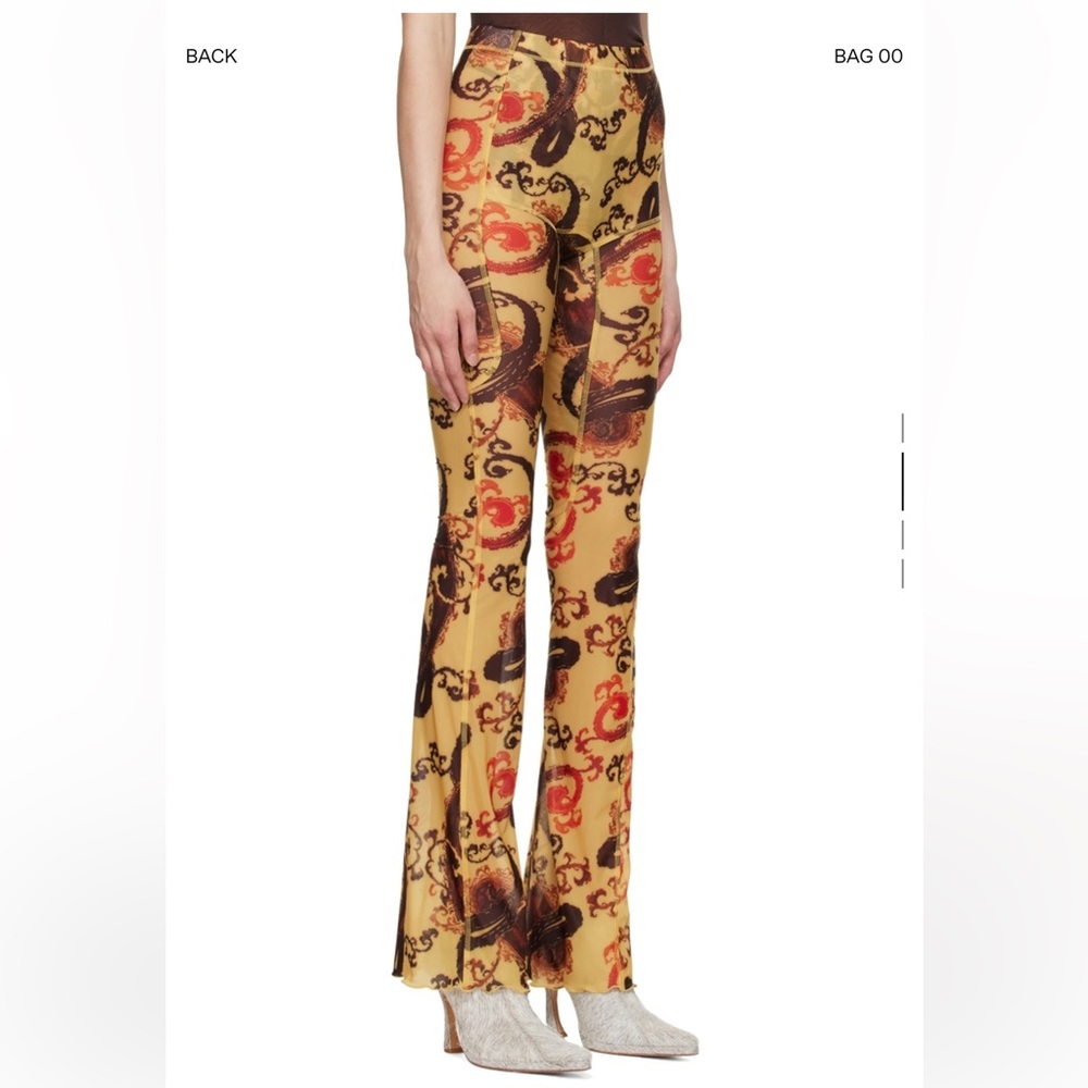 Knwls Yellow Polyester Trouser Xs - image 3